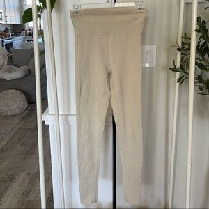 Noize Cream high waisted casual leggings